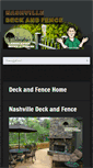 Mobile Screenshot of nashvilledeckandfence.com